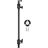 Lixada Kayak Camera Mount Stand 25.6''/19.7'' Length Stable Lightweight Kayak Sports Camera Mounting Support Portable Easy to Install Kayak Boat Accessories