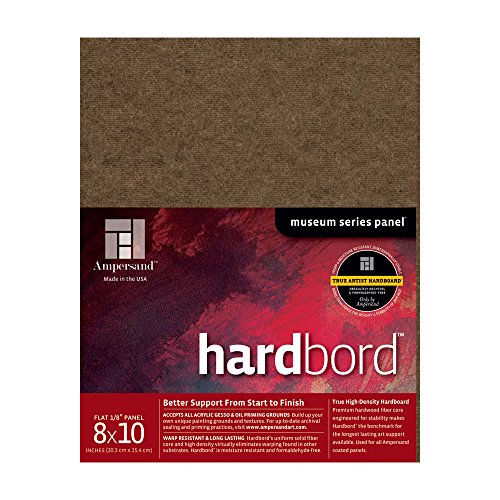 Ampersand Museum Series Hardbord for Painting and Mounting, 1/8 Inch Depth, 8X10 Inch (AMHB08) - Thumbnail 2