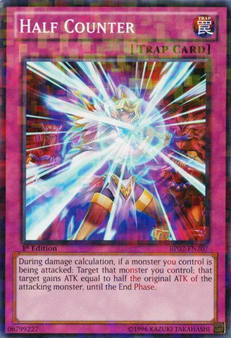 Yu-Gi-Oh! - Half Counter (BP02-EN207) - Battle Pack 2: War of the Giants - 1st Edition - Mosaic Rare