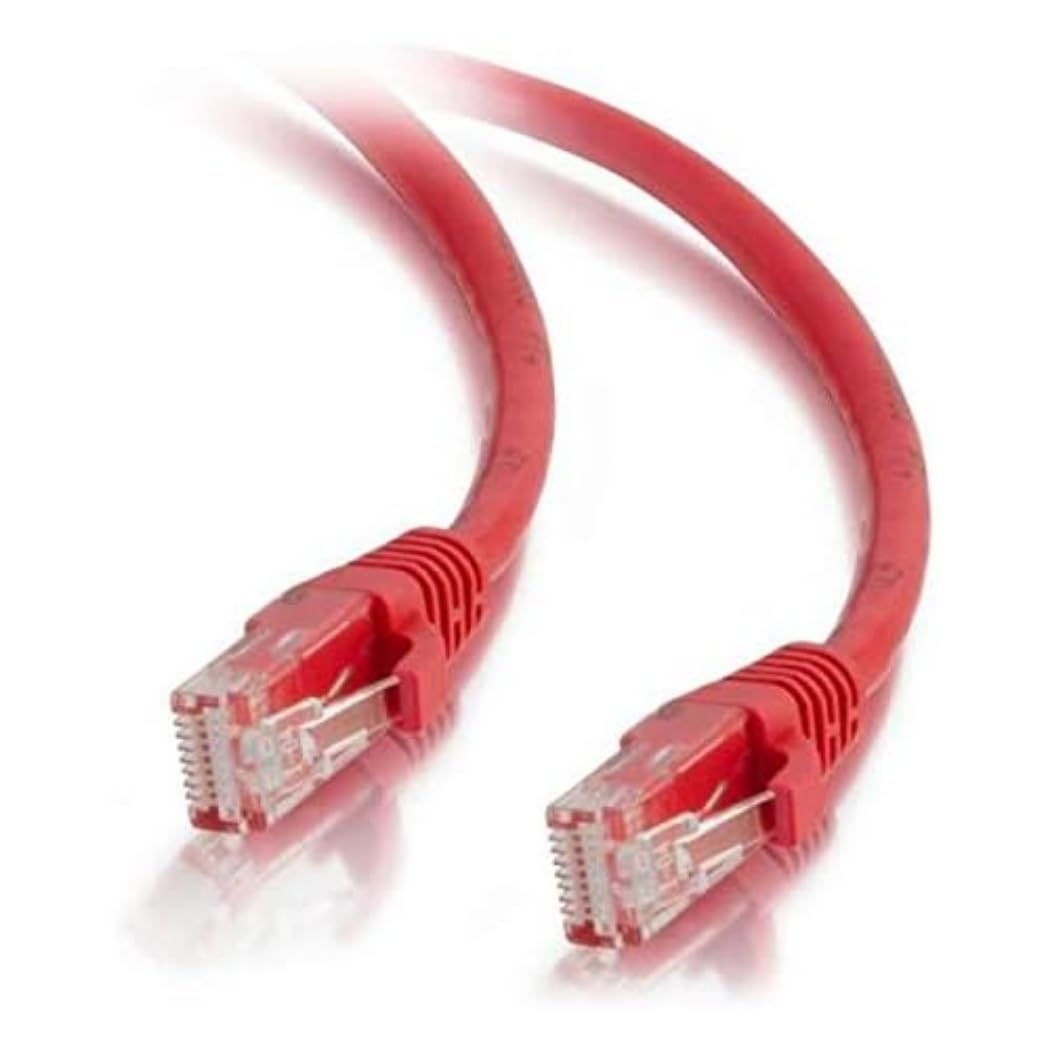 C2G 82473 C2G - Patch cable - RJ-45 (M) to RJ-45 (M) - 1.5 m - UTP - CAT 6 - booted, snagless - red ( )
