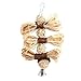 NNDA CO Pet Parrot Lovely Chewing Toy Bird Bites Swing Hanging Loofah Vine Balls Toys