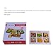 Rolimate Educational Preschool Wild Insect Wooden Cube Block Jigsaw Puzzles - Spider Grasshopper Ladybirds Butterfly Snails Bee, Birthday gift toy for Age 1 2 3 4 5 6 7 Years Old and Up Toddlers Kids