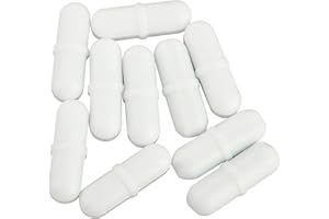 Kilixin Magnetic Stir Bars, Lab PTFE Teflon Magnetic Stirrer Mixer Stir Bars Spinbar (Type B - 7 * 25mm)