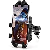 BENEALL Motorcycle Phone Mount fit for Fork stem Hole 12mm -25mm for GSX-R750 CBR954RR VFR 800 Nin-ja 650 Phone Holder (Type B)