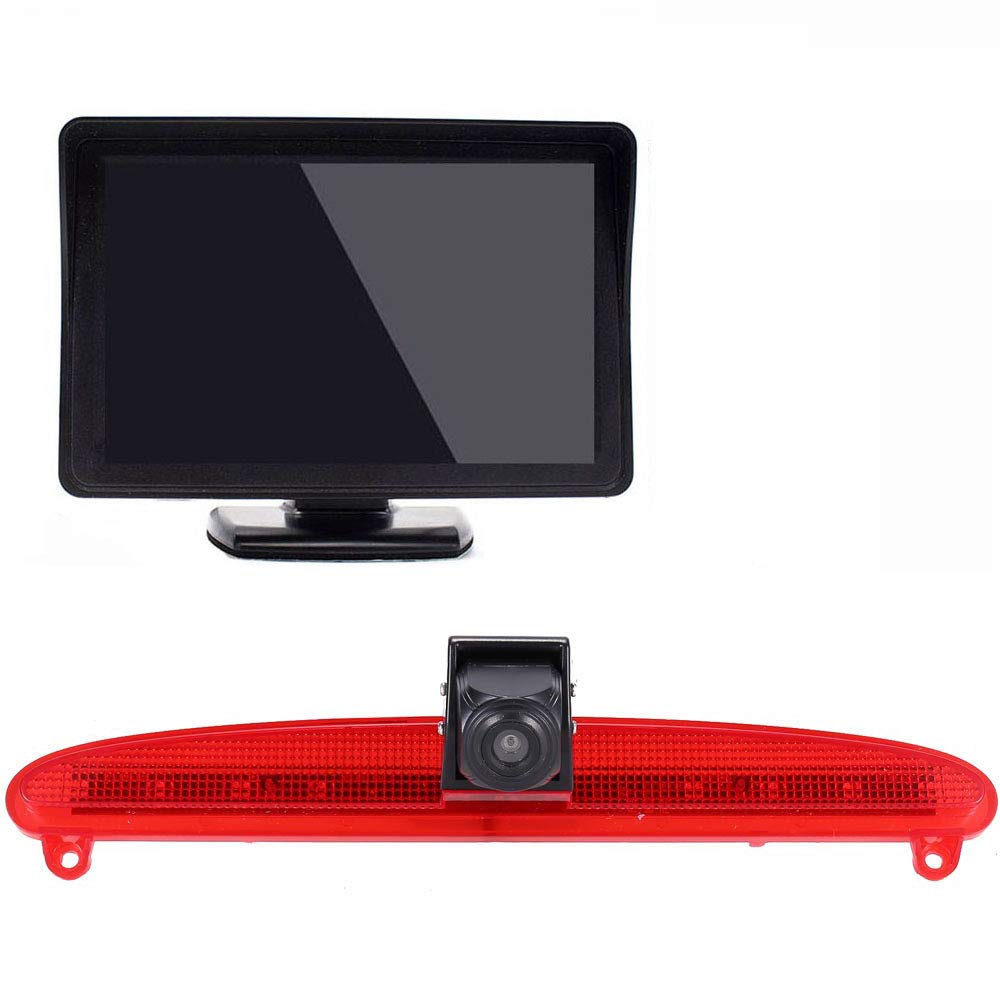 Car third camera Brake Lamp Roof Mount brake light Rear view reversing camera replacement for IVECO Daily 6 Transporter Baujahr 2015-2017 (With 4.3 inch display)