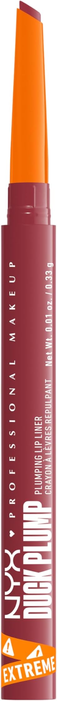 NYX Duck Plump Plumping Lip Liner Flirty Flip 12hr Wear Dual-Edge Tip