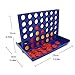 4 in a Row,QM-STAR Line Up 4 Game Classic Family 4 in a Row Board Game,Children 's Educational Toys Three-Dimensional 4 Chess for Kids and Family(Blue)