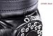 Black Leather Costume Mask Hood All Colsed with Mouth Gag Headgear Harness
