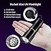 VICOUP Black Light UV Flashlight, 12 LED Blacklight Flashlights with 6 AAA Batteries, Mini Pets Urine and Stains Detector for Dogs, Bed Bug Detector(2 Pack)