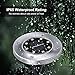 MIXBIRLY Solar Garden Lights Outdoor Green Powered Ground Illumination for Patio Lawn and Front Yard (Color Changing Ground)