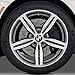 Enseng Set of 4 - BMW Wheel Center Caps Emblem, 68mm BMW Rim Center Hub Caps for All Models with BMW Wheels Logo (Black & White)