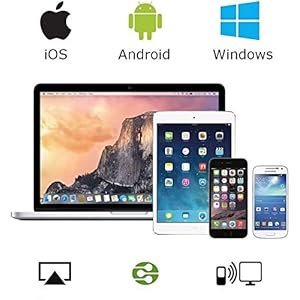 WiFi Display Dongle, 1080P Wireless Display Miracast TV Dongle Adapter for TV Stick - Compatible with i-OS Android… - immagine 6