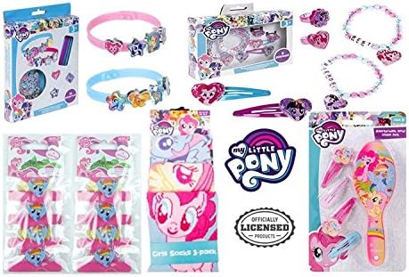 BK Distribution Online My Little Pony 43PC BFF Charm Bracelet Hair Accessories Pack (Child UK 12-2)