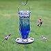 Perky-Pet Sapphire Starburst Vintage Glass Hummingbird Feeder 8129-2