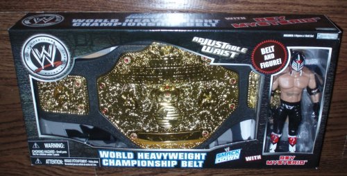 WWE World Heavyweight Championship Belt & REY MYSTERIO