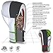 RDX Ego Boxing Gloves Muay Thai Training Professional Maya Hide Leather Sparring Punching Bag Mitts kickboxing Fighting Green 14oz