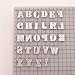 26 Alphabet Letters Metal Cutting Dies for Scrapbooking DIY Album Embossing Folder Paper Cake Card Maker Template Decor Stencils