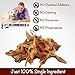 NEW Vet Recommended - 100% Natural Pigs Ears For Dogs - Strips & Slivers - Pork Ear Dog Treats. Healthy Dog Chews With a Delicious & Rich Taste (1 lb Bag)