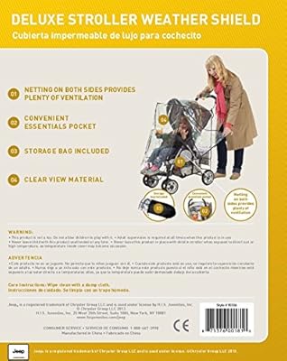 jeep deluxe stroller weather shield