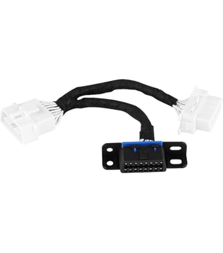 thumbnail interactive-video image 1 of Obd Ii Splitter Cable DKARDU OBD2 Splitter OBD II 16 Pin Extension 1x Male To Dual Female Extension Cable, Diagnostic Extender Adapter For Car GPS Tracker Bluetooth WiFi OBD Code Scanners, Code 1 of 11
