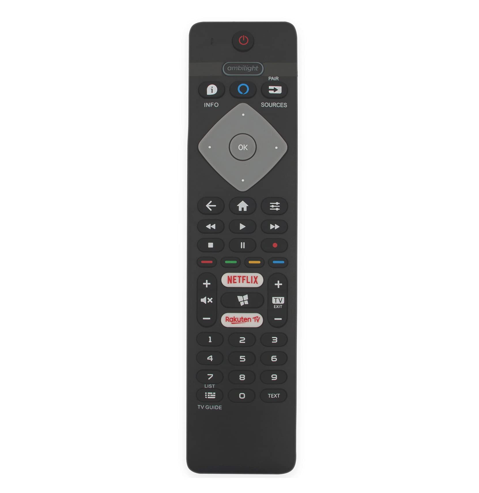 AULCMEET Replaced Remote Control Compatible with Philips Ambilight LED 4K TV 70PUS7855 43PUS8105 50PUS7855 58PUS7855 43PUS7855 58PUS8105 70PUS8105 50PUS8105