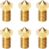 SIMAX3D 30pcs V6 Nozzle Brass 3D Printer Nozzles 0.2-1.0mm Cleaning Needles Kit view 6