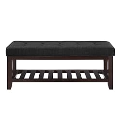24KF Large Rectangular Upholstered Tufted Linen