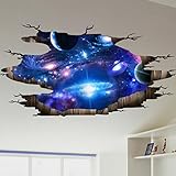 Rumas 3D Bridge Floor/Wall Sticker Removable Mural Decals Vinyl Art Living Room Decors (D)