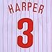 Outerstuff Youth 8-20 Bryce Harper Philadelphia Phillies Base Player Jersey