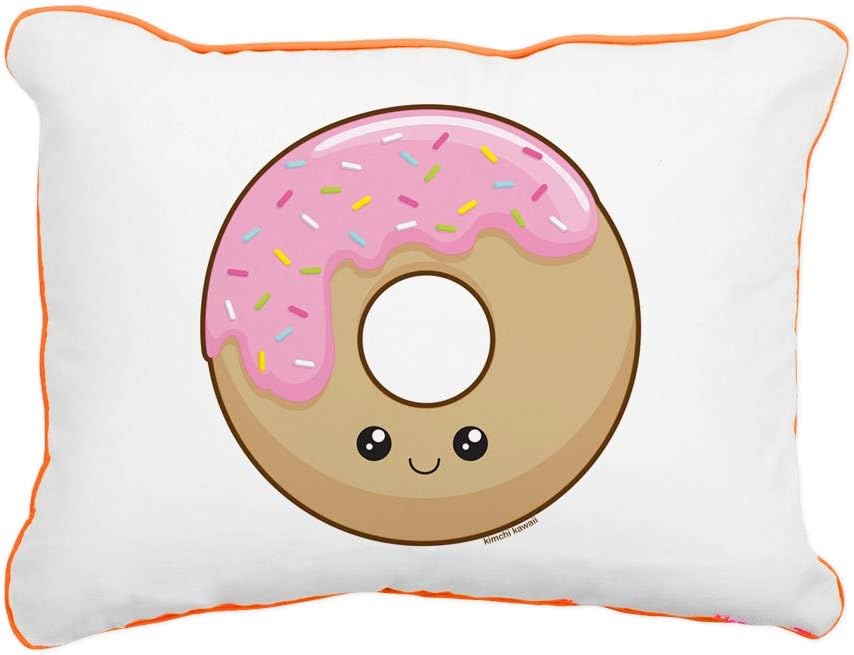 CafePress Donut! 12"x15" Canvas Pillow, Throw Pillow