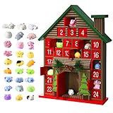 Tool Daily 2019 Christmas Wooden Advent Calendar for Kids with 25 Toys Stuffers, Wood Unique Christmas Countdown Advent Calendar for Boys, Girls, Teens with Drawers