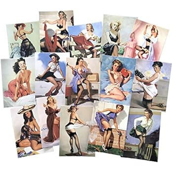Retro Pin-up Girl Stickers [100PCS], Waterproof Vinyl Decal Sticker Pack for Laptop Water Bottle Motorcycle Car Bumper Luggage Skateboard Home Wall Decorations Sticker