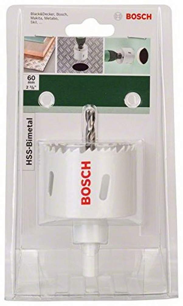 Bosch 2609255611 HSS Bi-Metal Holesaw with Diameter 60mm
