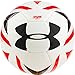 Under Armour Desafio 395 Soccer Ball, White/Neon Coral, Size 5