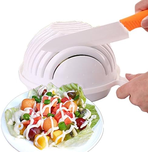 EIALA Salad Maker Bowl Salad Cutter Bowl Vegetable Salad Chopped Bowl - Make Your Salad in 60 Seconds
