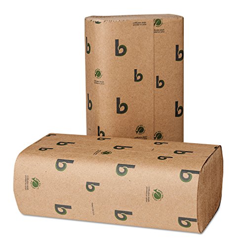 Boardwalk Green Folded Paper Towels, Multi-Fold, Natural We, 9 1/8W X 9 1/2L, 4000/Carton (10Green)