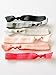 Hair Ties, Set of 6, Fall Winter Ombre by Lucky Girl Hair Ties