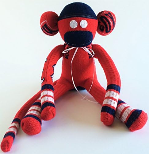 Boston Red Sox - Sock Monkey - Major League Baseball - Red Sock Monkey - Baseball Sock Monkey - Baseball Monkey - Baseball Gift