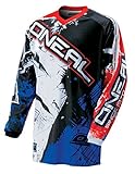 O'Neal Element Shocker Jersey (Black/Blue/Red, Medium)