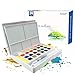 Eachgoo Watercolor Paint Set,24 Colors Travel Pocket Watercolor Kit Includes A Water Brush & 2 Sponges & A Mixing Palette