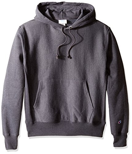 Champion LIFE Men's Reverse Weave Pullover Hoodie, Granite Heather, S