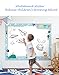 Coavas Dry Erase Whiteboard Display Board Wall Decal WhiteboardLabels with a Black Pen Office School Supplies Easter Gift for Kids,17.8x78.74 Inches
