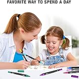 ARTOYS Dual Felt Tip Pens 24 Colors Brush Fineliner Dual Tips for Art view 5