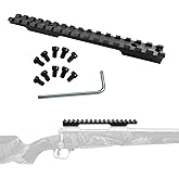 Gotical Scope Picatinny Rail Mount for Savage Round Back Receiver with 0 MOA Compatible with Savage Accu-Trigger 10/11 / 12/14 / 16/110 Rifles