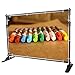VEVOR 8' Banner Stand Adjustable Display Backdrop Lightweight Portable Trade Show Wall for Photography(8' Banner Stand)