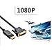 UGREEN DP to DVI Cable Male to Male DisplayPort to DVI-D 24+1 Adapter Video Cable Support 1080P Full HD with Gold-Plated for DisplayPort Enabled Desktops Laptops to Connect to DVI Screen 6FT