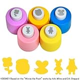 Set of 5 Different Disney Craft Paper Punches – Winnie-the-Pooh Theme
