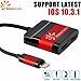MANMAI Lightning iPhone 7 Adapter & Splitter, Hidoremi Double Lightning Headphone Audio & Charge for iPhone 7 / 7 Plus and Sync Data Compatible for iOS 10.3