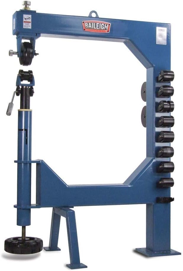 Baileigh --- SKU # EW-40 --- Manually Operated English Wheel. 16 Gauge Mild Steel Capacity. *** PRODUCT SHIPS DIRECT FROM THE USA, AND WILL REQUIRE CUSTOMS IMPORT CLEARANCE.