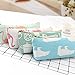 EuTengHao 4 Packs Pencil Case Holder,Canvas Designed Cute Animal Zipper Bag Student Pencil Pen Case Box,Makeup Brush Bag,Coins Bag,Multiple Storage Bag,Cosmetic Bag